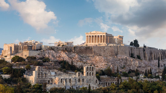 Athens Monuments, the Acropolis and the New Museum
